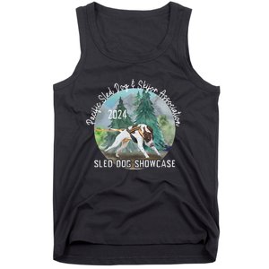 2024 Psdsa Sled Dog Showcase Gsp With Full Color Background Tank Top