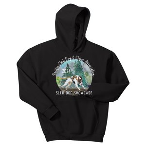 2024 Psdsa Sled Dog Showcase Gsp With Full Color Background Kids Hoodie