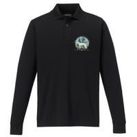 2024 Psdsa Sled Dog Showcase Siberian Full Color Background Performance Long Sleeve Polo