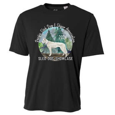 2024 Psdsa Sled Dog Showcase Siberian Full Color Background Cooling Performance Crew T-Shirt