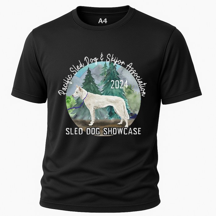 2024 Psdsa Sled Dog Showcase Siberian Full Color Background Cooling Performance Crew T-Shirt