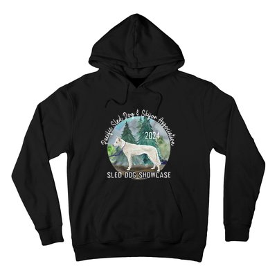 2024 Psdsa Sled Dog Showcase Siberian Full Color Background Hoodie