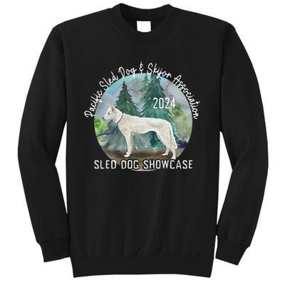 2024 Psdsa Sled Dog Showcase Siberian Full Color Background Sweatshirt