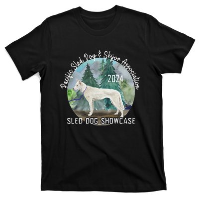 2024 Psdsa Sled Dog Showcase Siberian Full Color Background T-Shirt