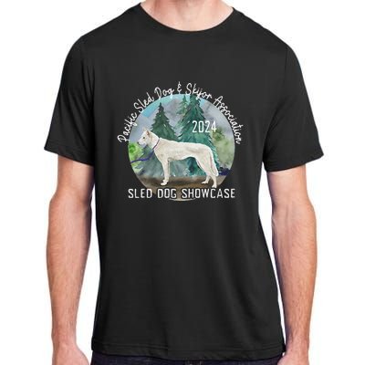 2024 Psdsa Sled Dog Showcase Siberian Full Color Background Adult ChromaSoft Performance T-Shirt