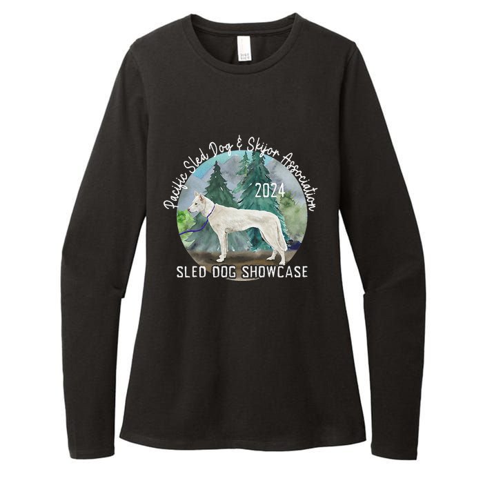 2024 Psdsa Sled Dog Showcase Siberian Full Color Background Womens CVC Long Sleeve Shirt