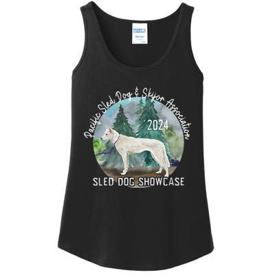 2024 Psdsa Sled Dog Showcase Siberian Full Color Background Ladies Essential Tank