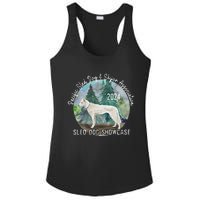 2024 Psdsa Sled Dog Showcase Siberian Full Color Background Ladies PosiCharge Competitor Racerback Tank