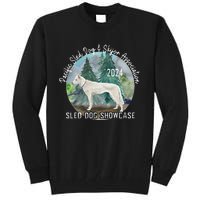 2024 Psdsa Sled Dog Showcase Siberian Full Color Background Tall Sweatshirt