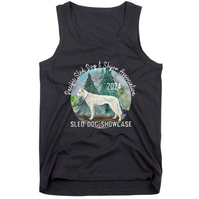 2024 Psdsa Sled Dog Showcase Siberian Full Color Background Tank Top