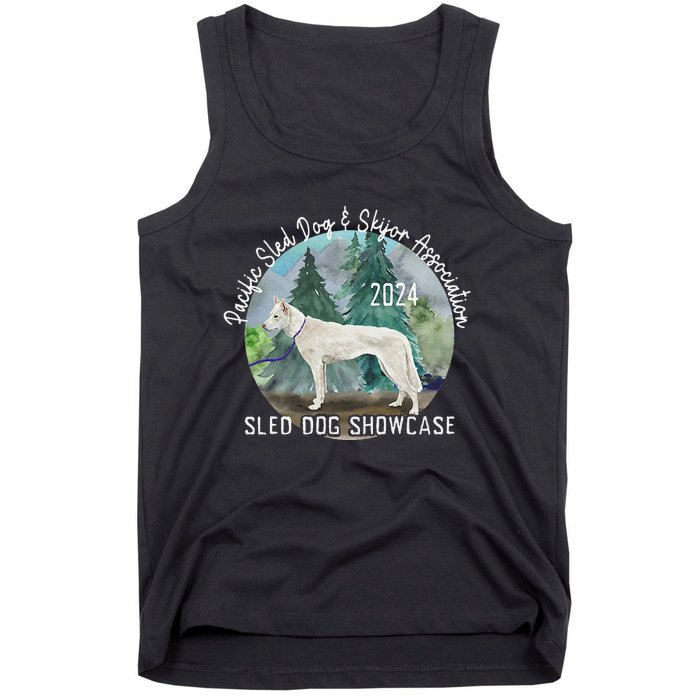 2024 Psdsa Sled Dog Showcase Siberian Full Color Background Tank Top