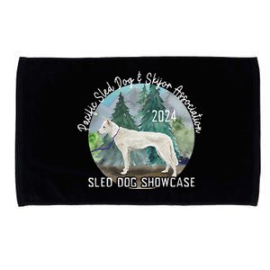 2024 Psdsa Sled Dog Showcase Siberian Full Color Background Microfiber Hand Towel