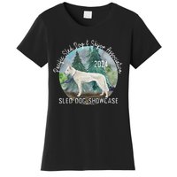 2024 Psdsa Sled Dog Showcase Siberian Full Color Background Women's T-Shirt