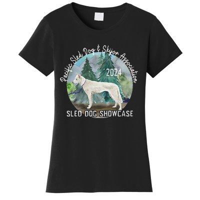 2024 Psdsa Sled Dog Showcase Siberian Full Color Background Women's T-Shirt