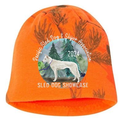 2024 Psdsa Sled Dog Showcase Siberian Full Color Background Kati - Camo Knit Beanie