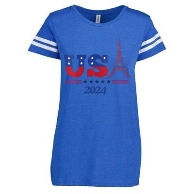 2024 Paris Sport Games Enza Ladies Jersey Football T-Shirt