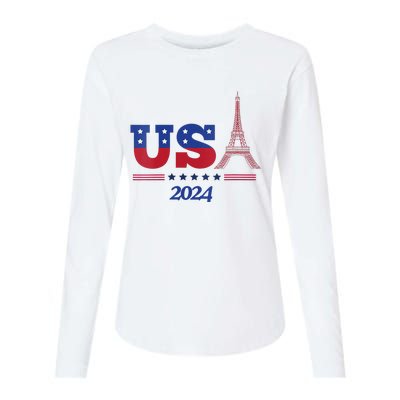 2024 Paris Sport Games Womens Cotton Relaxed Long Sleeve T-Shirt