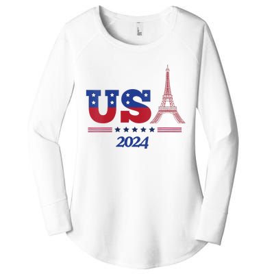 2024 Paris Sport Games Women's Perfect Tri Tunic Long Sleeve Shirt