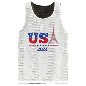 2024 Paris Sport Games Mesh Reversible Basketball Jersey Tank