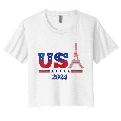 2024 Paris Sport Games Women's Crop Top Tee