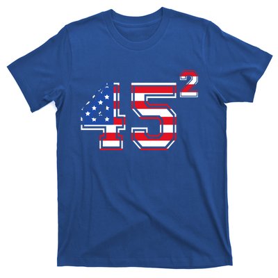 2020 President Trump 45 American Flag Gift T-Shirt