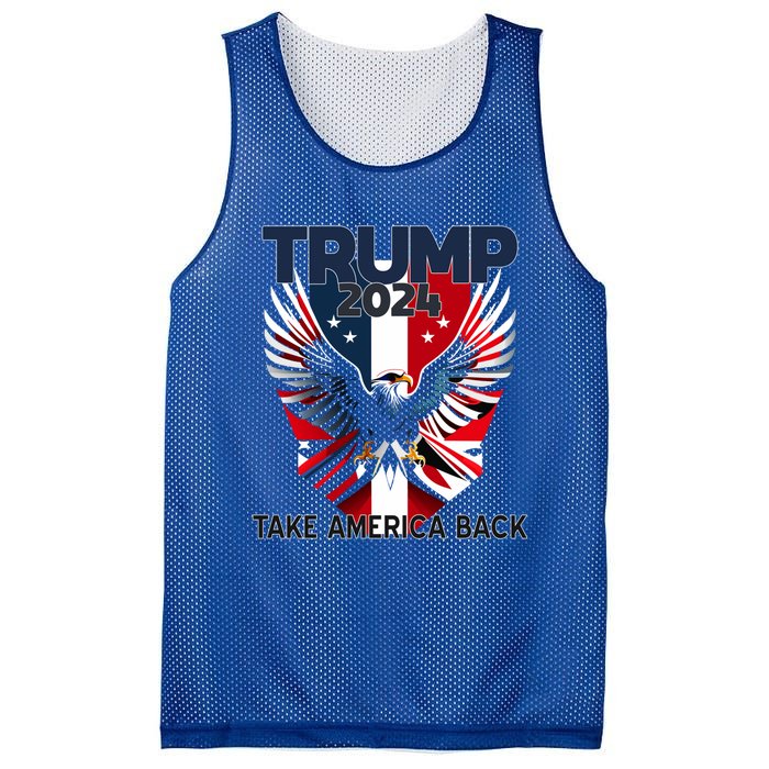 2024 President Trump Take America Back Cute Gift Mesh Reversible Basketball Jersey Tank