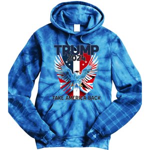 2024 President Trump Take America Back Cute Gift Tie Dye Hoodie