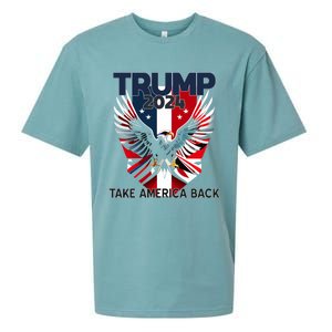 2024 President Trump Take America Back Cute Gift Sueded Cloud Jersey T-Shirt