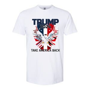 2024 President Trump Take America Back Cute Gift Softstyle CVC T-Shirt