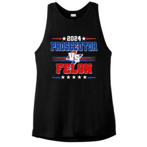 2024 Prosecutor Vs Felon Kamala Vs Trump 2024 Election Ladies PosiCharge Tri-Blend Wicking Tank