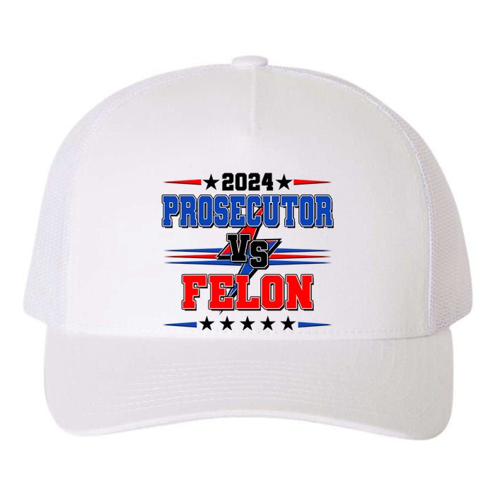 2024 Prosecutor Vs Felon Kamala Vs Trump 2024 Election Yupoong Adult 5-Panel Trucker Hat