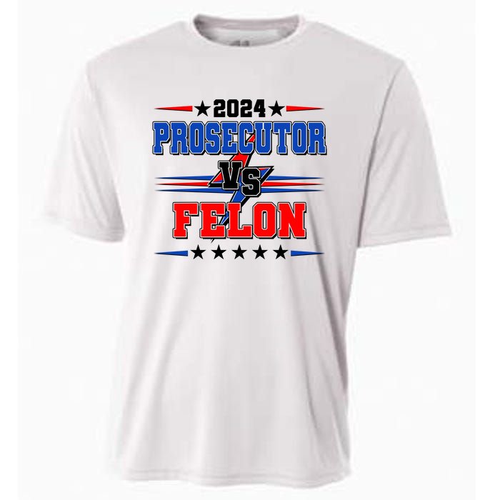 2024 Prosecutor Vs Felon Kamala Vs Trump 2024 Election Cooling Performance Crew T-Shirt