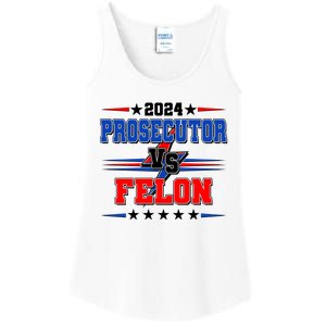 2024 Prosecutor Vs Felon Kamala Vs Trump 2024 Election Ladies Essential Tank