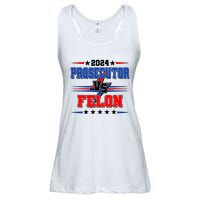 2024 Prosecutor Vs Felon Kamala Vs Trump 2024 Election Ladies Essential Flowy Tank