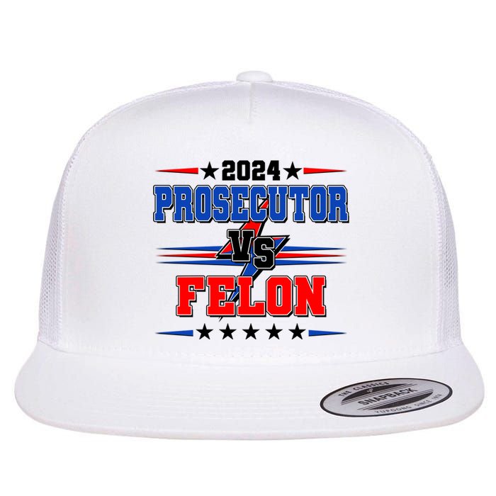 2024 Prosecutor Vs Felon Kamala Vs Trump 2024 Election Flat Bill Trucker Hat