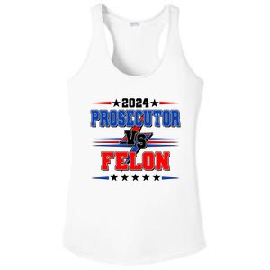 2024 Prosecutor Vs Felon Kamala Vs Trump 2024 Election Ladies PosiCharge Competitor Racerback Tank