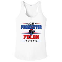 2024 Prosecutor Vs Felon Kamala Vs Trump 2024 Election Ladies PosiCharge Competitor Racerback Tank