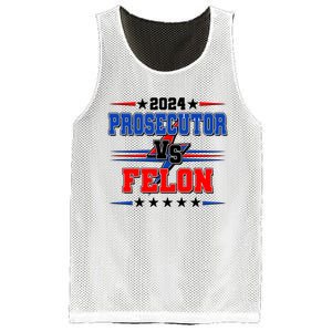 2024 Prosecutor Vs Felon Kamala Vs Trump 2024 Election Mesh Reversible Basketball Jersey Tank