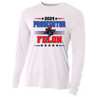 2024 Prosecutor Vs Felon Kamala Vs Trump 2024 Election Cooling Performance Long Sleeve Crew