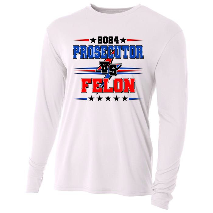 2024 Prosecutor Vs Felon Kamala Vs Trump 2024 Election Cooling Performance Long Sleeve Crew