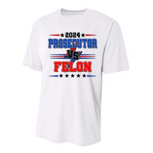 2024 Prosecutor Vs Felon Kamala Vs Trump 2024 Election Performance Sprint T-Shirt