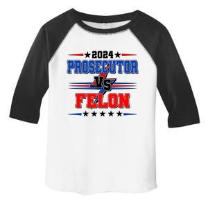 2024 Prosecutor Vs Felon Kamala Vs Trump 2024 Election Toddler Fine Jersey T-Shirt