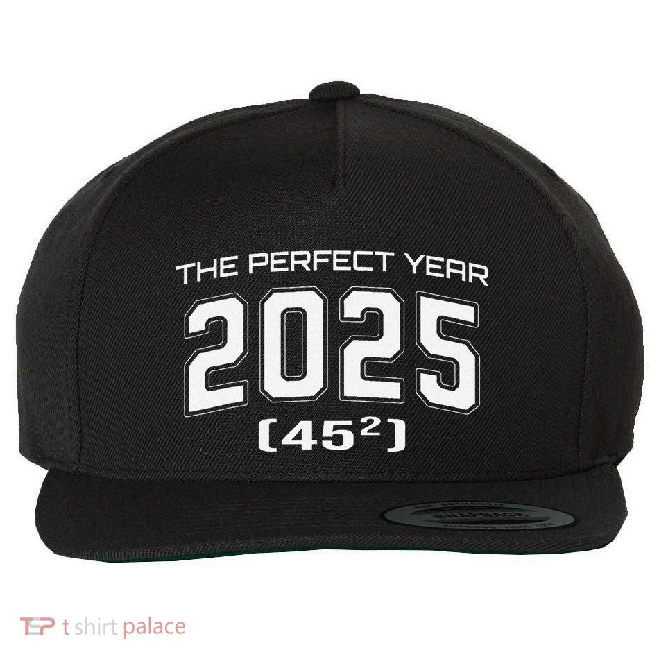 2025 Perfect Year 45 Square Root Mathematical Milestone Wool Snapback Cap