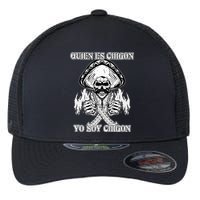 23 Quien Es Chigon TS Front Flexfit Unipanel Trucker Cap
