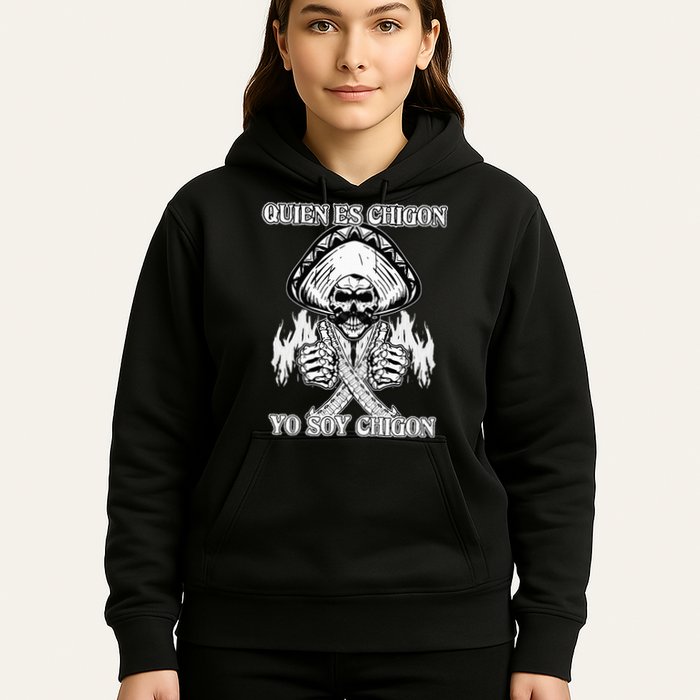23 Quien Es Chigon TS Front Hoodie