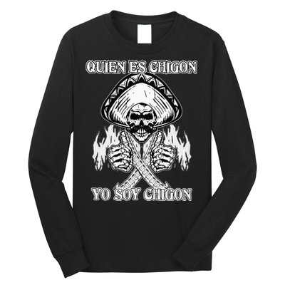 23 Quien Es Chigon TS Front Long Sleeve Shirt
