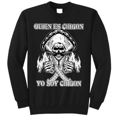 23 Quien Es Chigon TS Front Sweatshirt