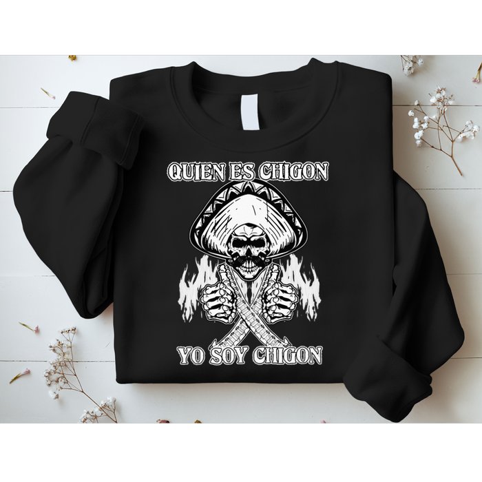 23 Quien Es Chigon TS Front Sweatshirt