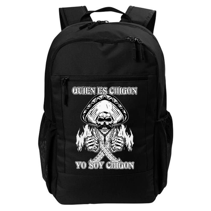 23 Quien Es Chigon TS Front Backpack