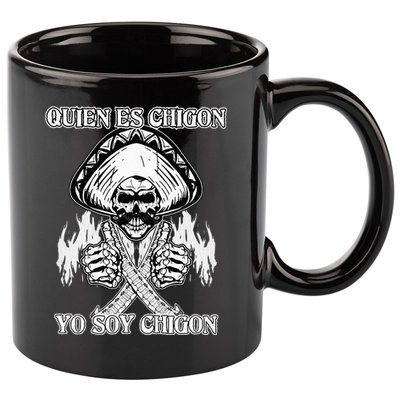 23 Quien Es Chigon TS Front 11oz C Handle Ceramic Mug
